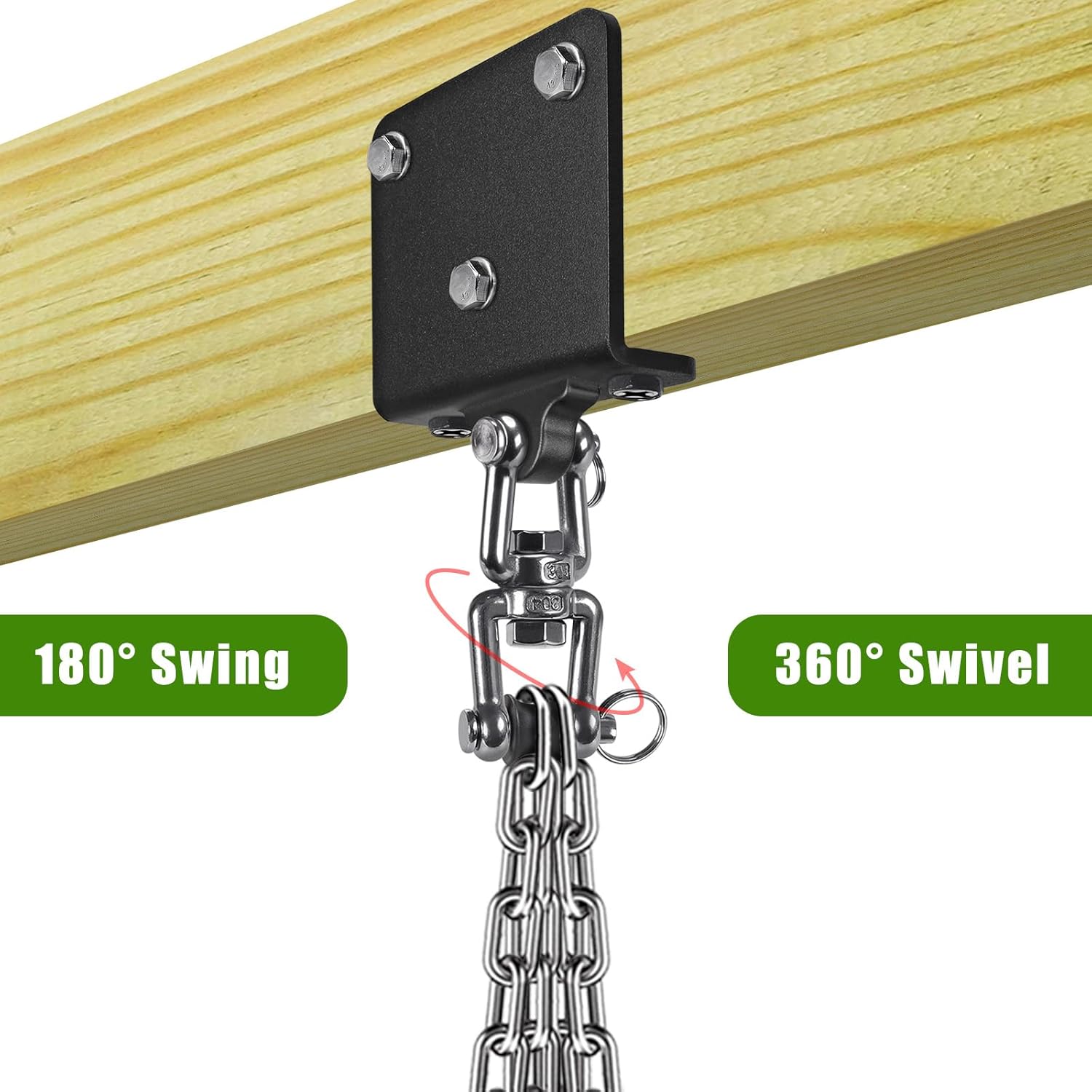 Thumbnail 2 de BeneLabel Punching Bag Hanger: Heavy-Duty 1000 lb Beam Mount with 360° Swivel