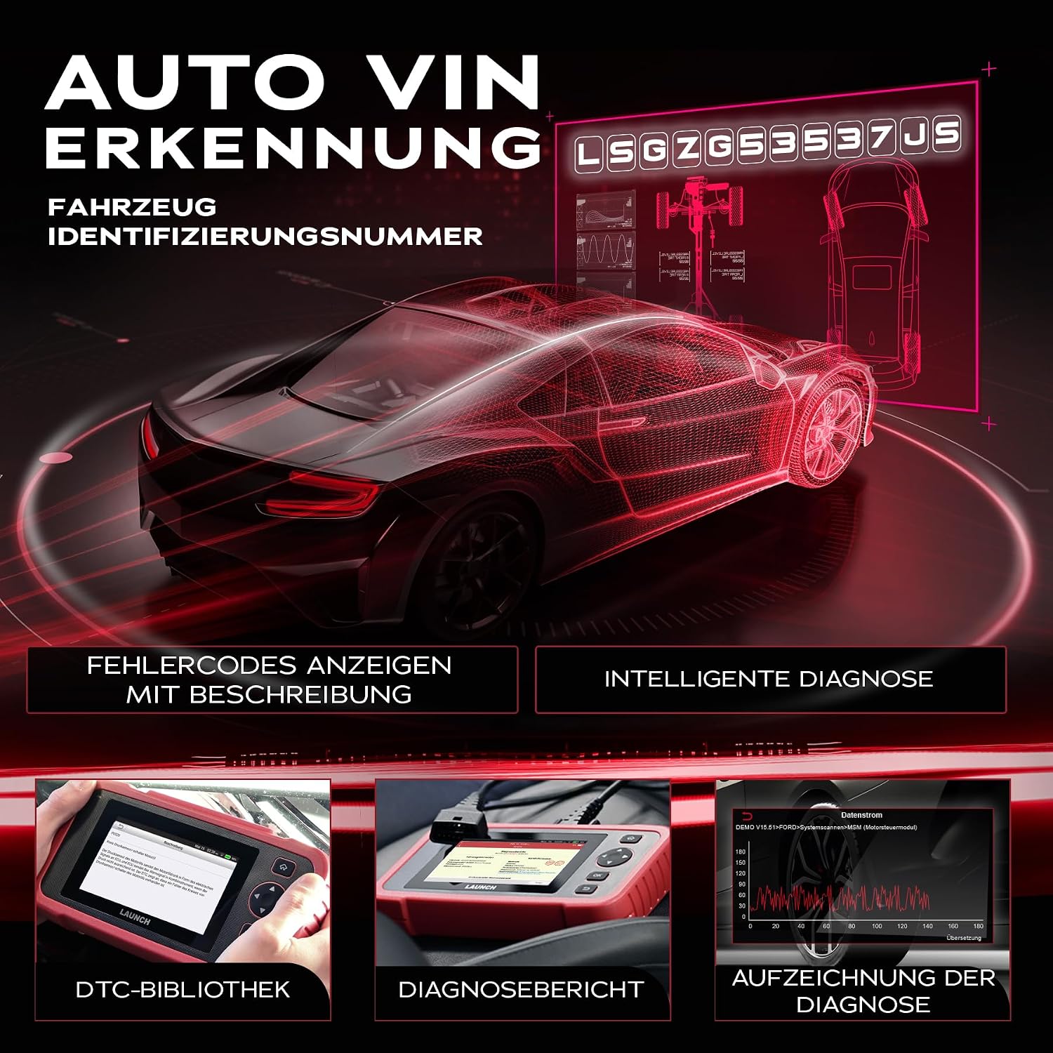 Thumbnail 6 de LAUNCH CRP129 EVO+ V3 OBD2 Diagnosegerät