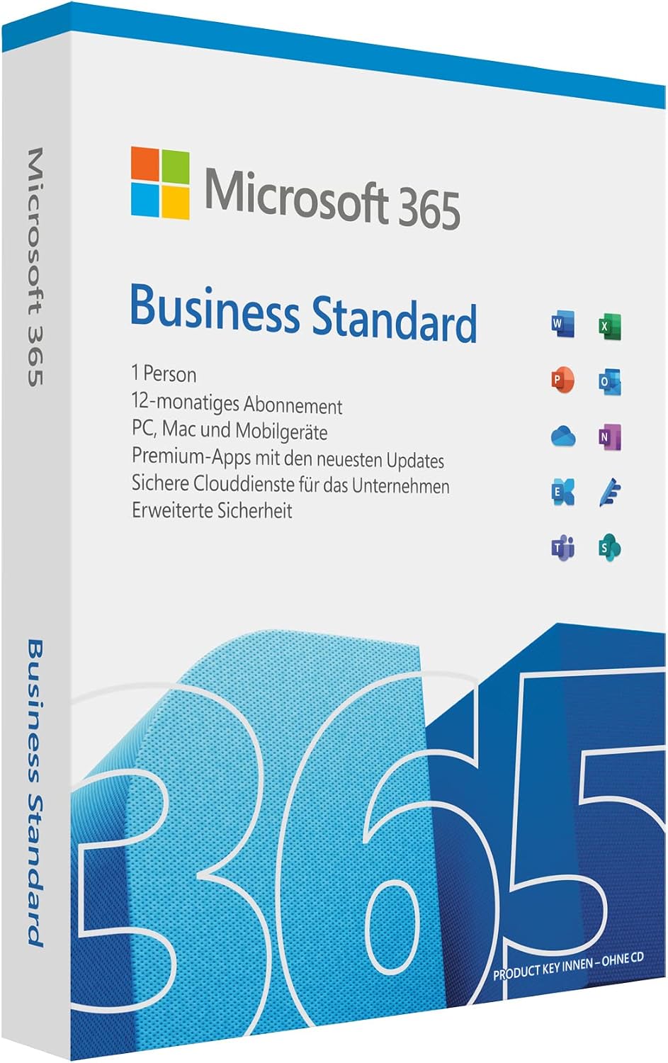 Detalle 2 de Microsoft 365 Business Standard – 1 Nutzer, bis zu 5 Geräte, Jahresabo (Download Code)