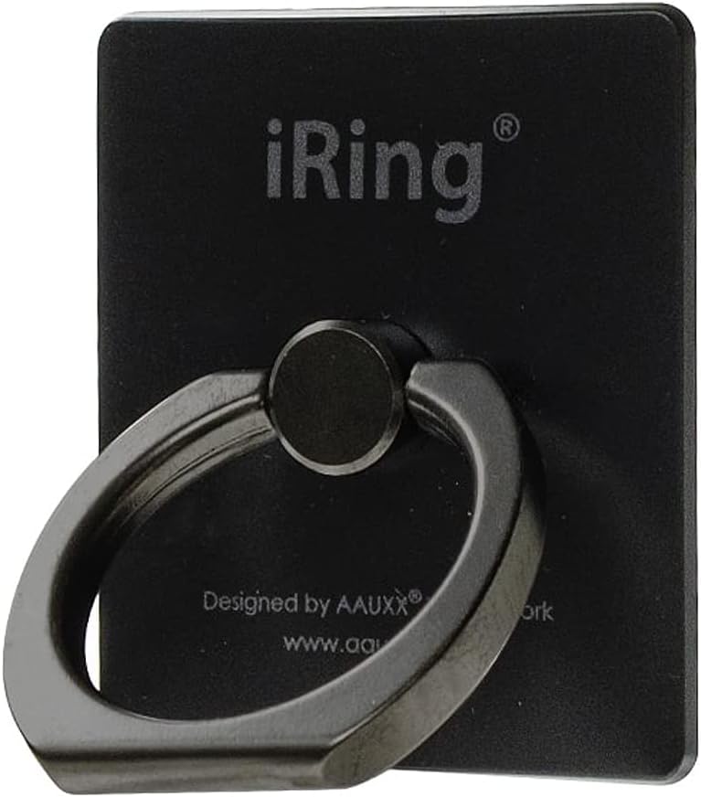 Detalle de AAUXX(オークス) iRing Limited Edition UMS-IRLEB01BL スマホリング ブラックシャフト/ブラック