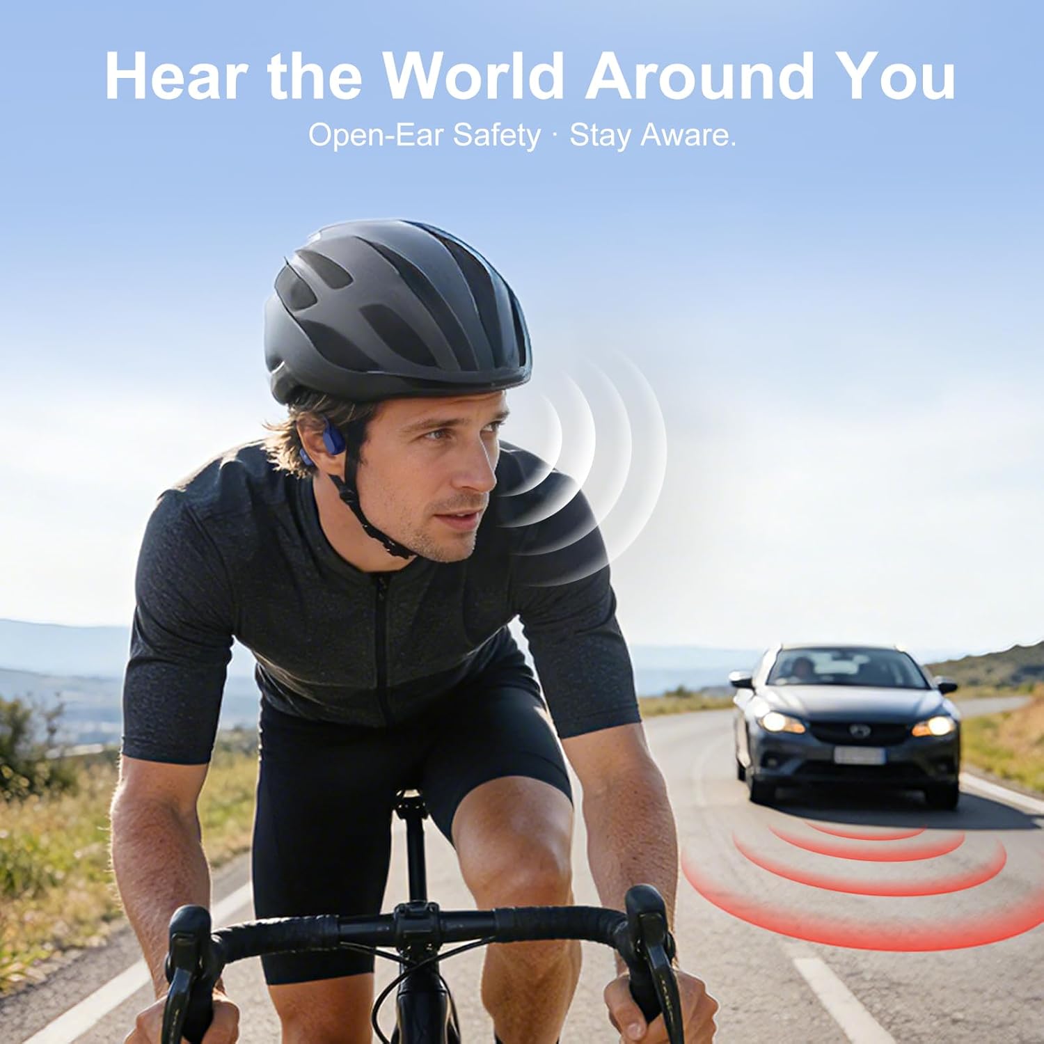 Detalle de IFECCO Knochenschall Kopfhörer Bluetooth 6.0 – IP67, Open-Ear, Lange Akkulaufzeit