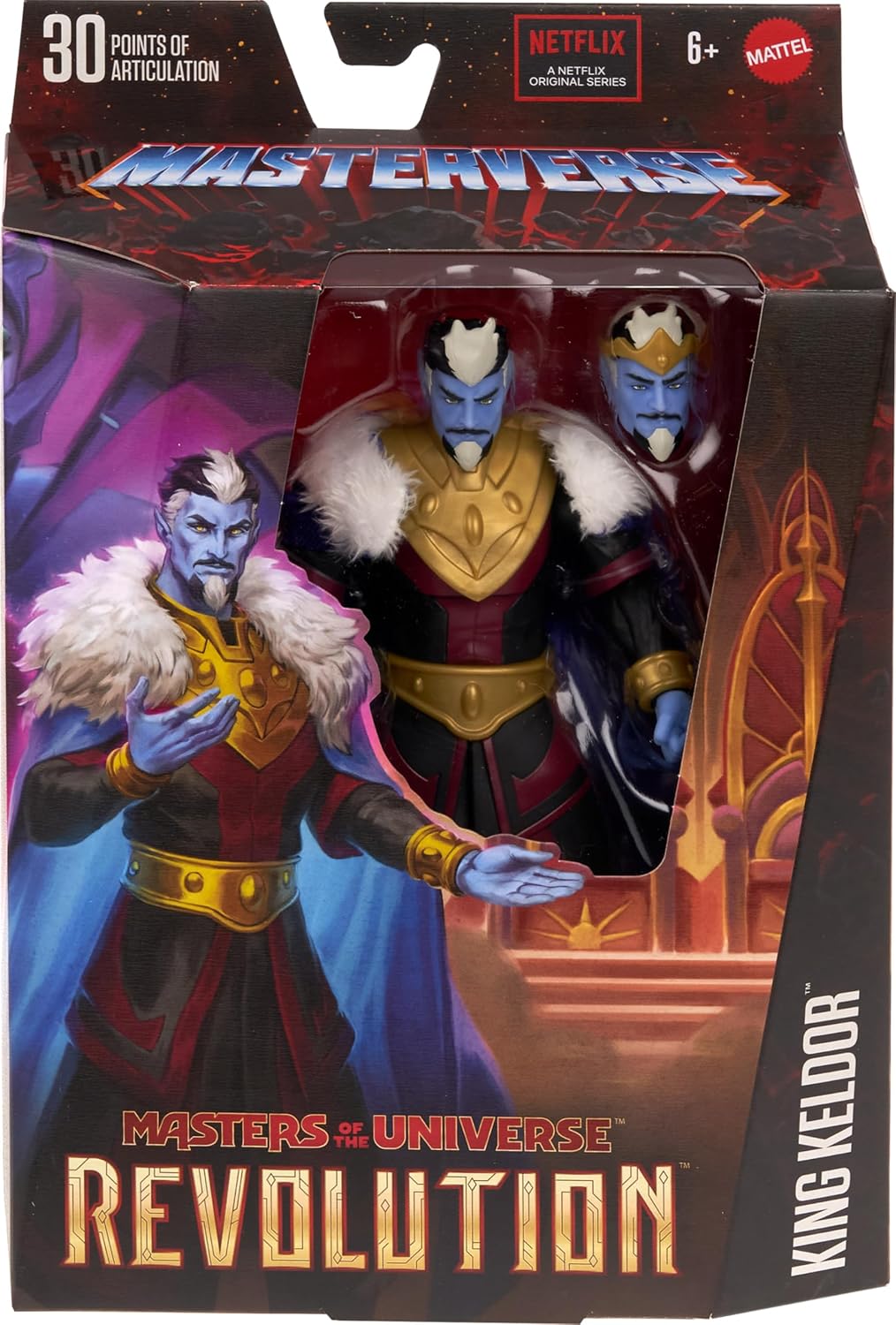 Thumbnail 1 de Masters of the Universe Masterverse King Kelder Figure, 30 Points of Articulation