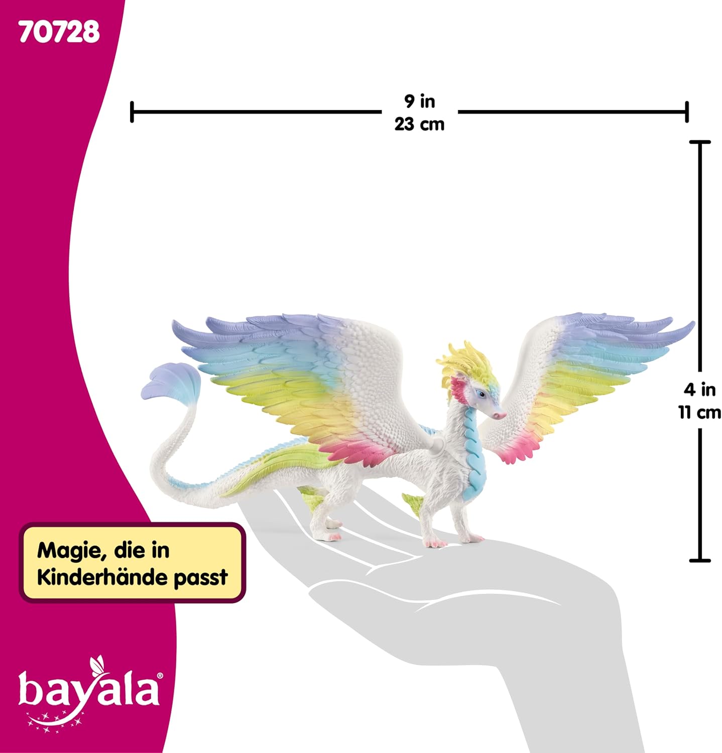 Thumbnail 4 de Schleich Bayala Regenbogendrache 70728 Dekorationsfigur