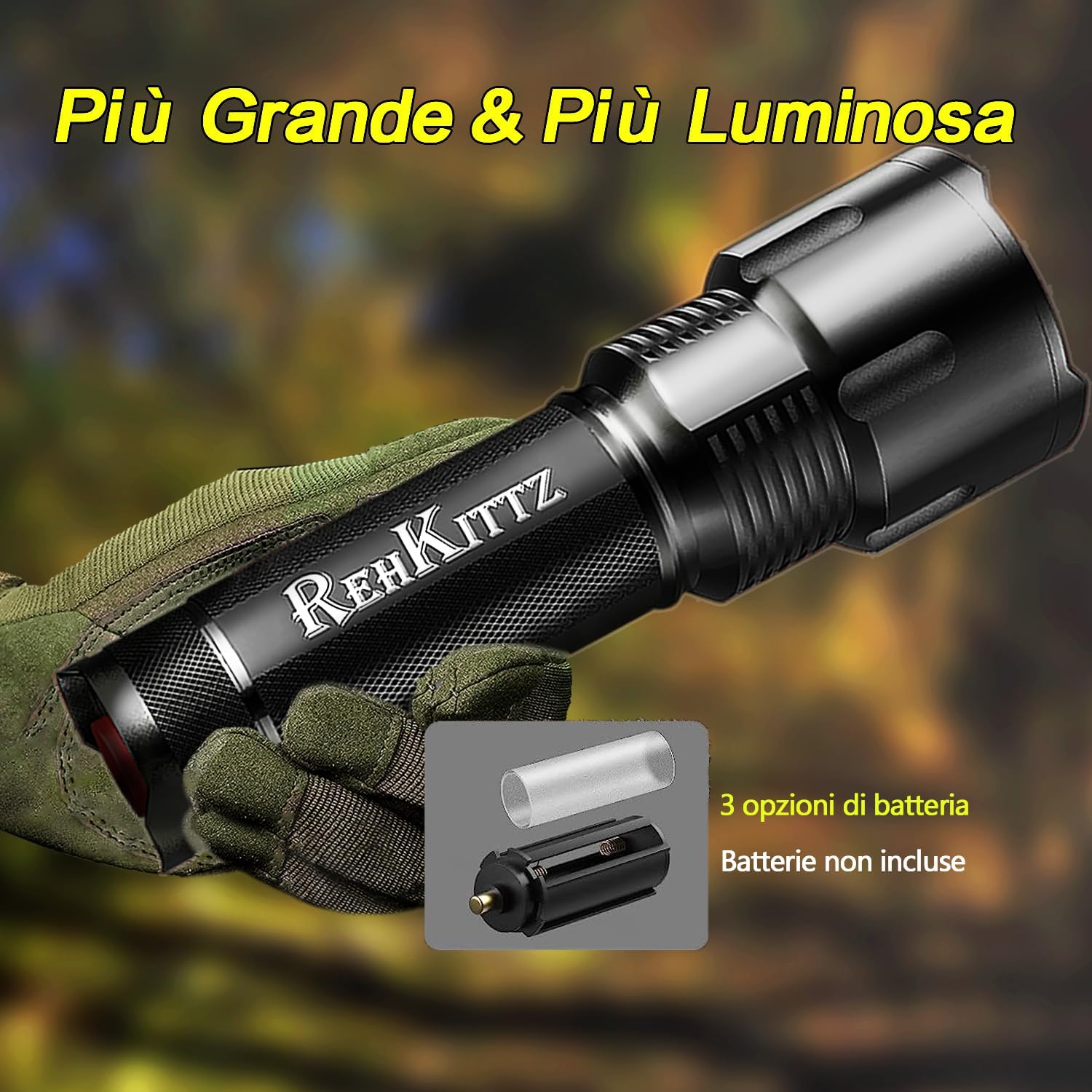Thumbnail 3 de REHKITTZ S1600 3300 lumen Torcia LED
