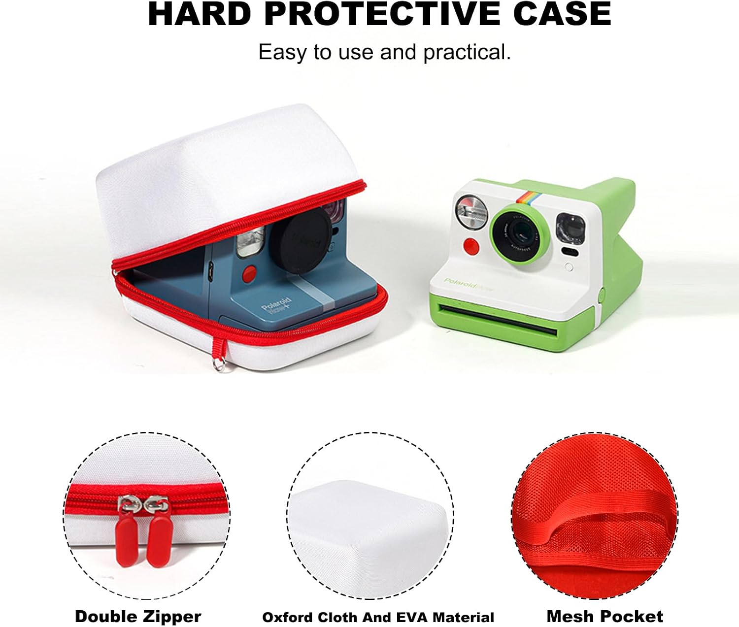 Detalle 2 de EVA hard camera case 17.8cm purple