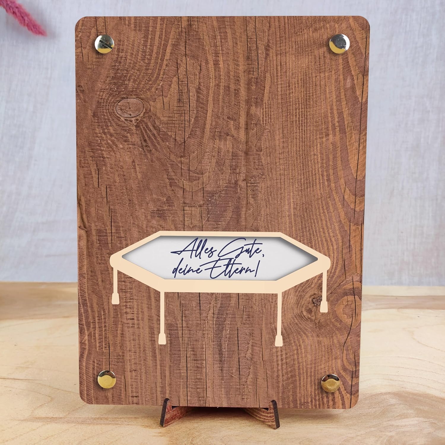 Thumbnail 1 de XL Geldkarte aus Holz 20 x 15 cm