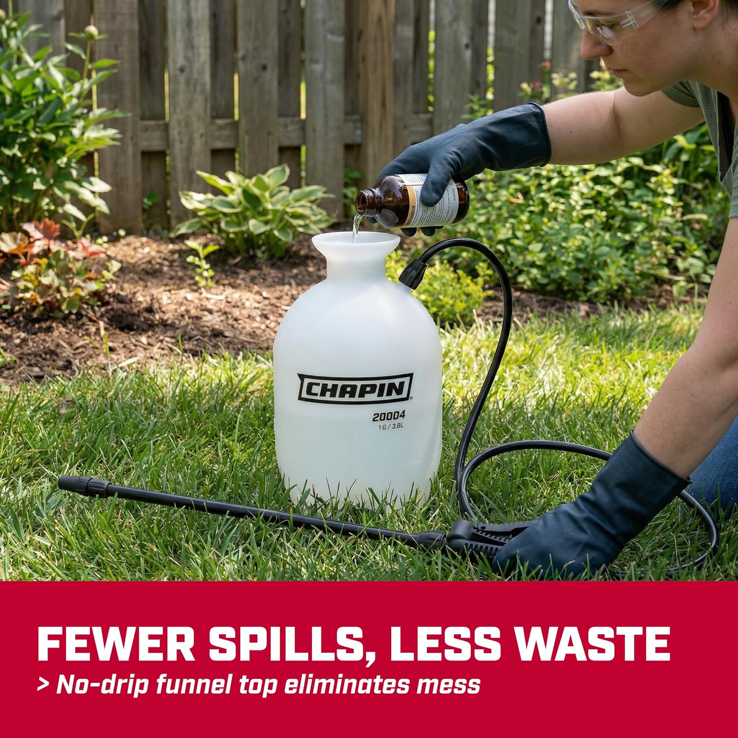 Detalle de Chapin 1-Gallon Pump Sprayer, Easy Use for Home & Garden by Chapin International