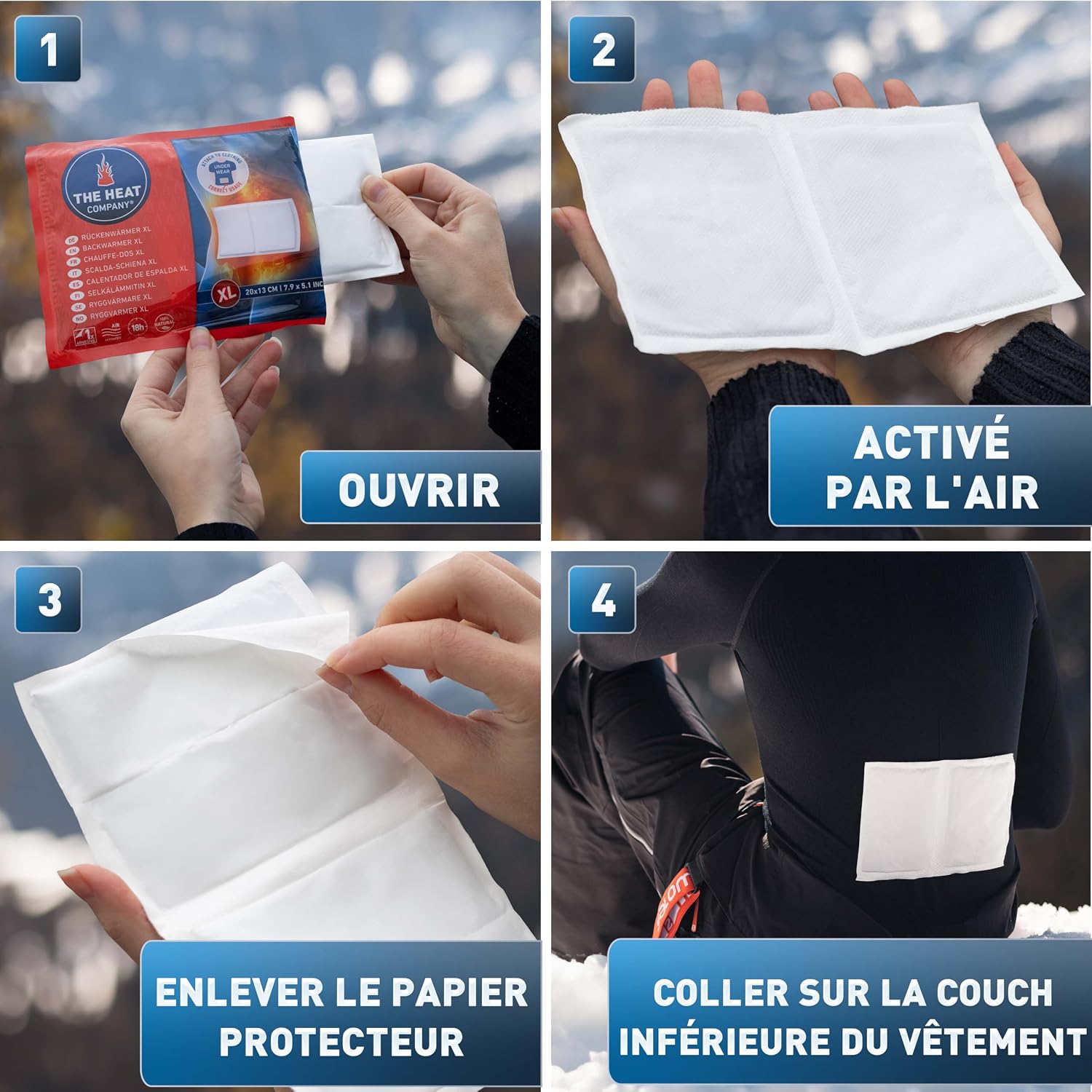 Detalle de THE HEAT COMPANY Chauffe-dos XL 18h
