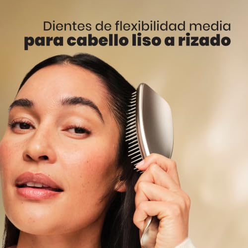 Thumbnail 3 de Tangle Teezer Ultimate Detangler Hairbrush: cepillo desenredante cromado champán para todo tipo de pelo