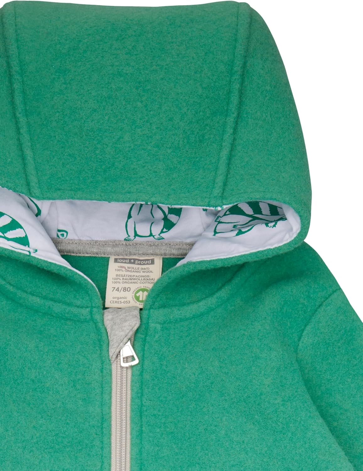 Thumbnail 2 de loud + proud Unisex Baby Wollfleece Fleeceoverall