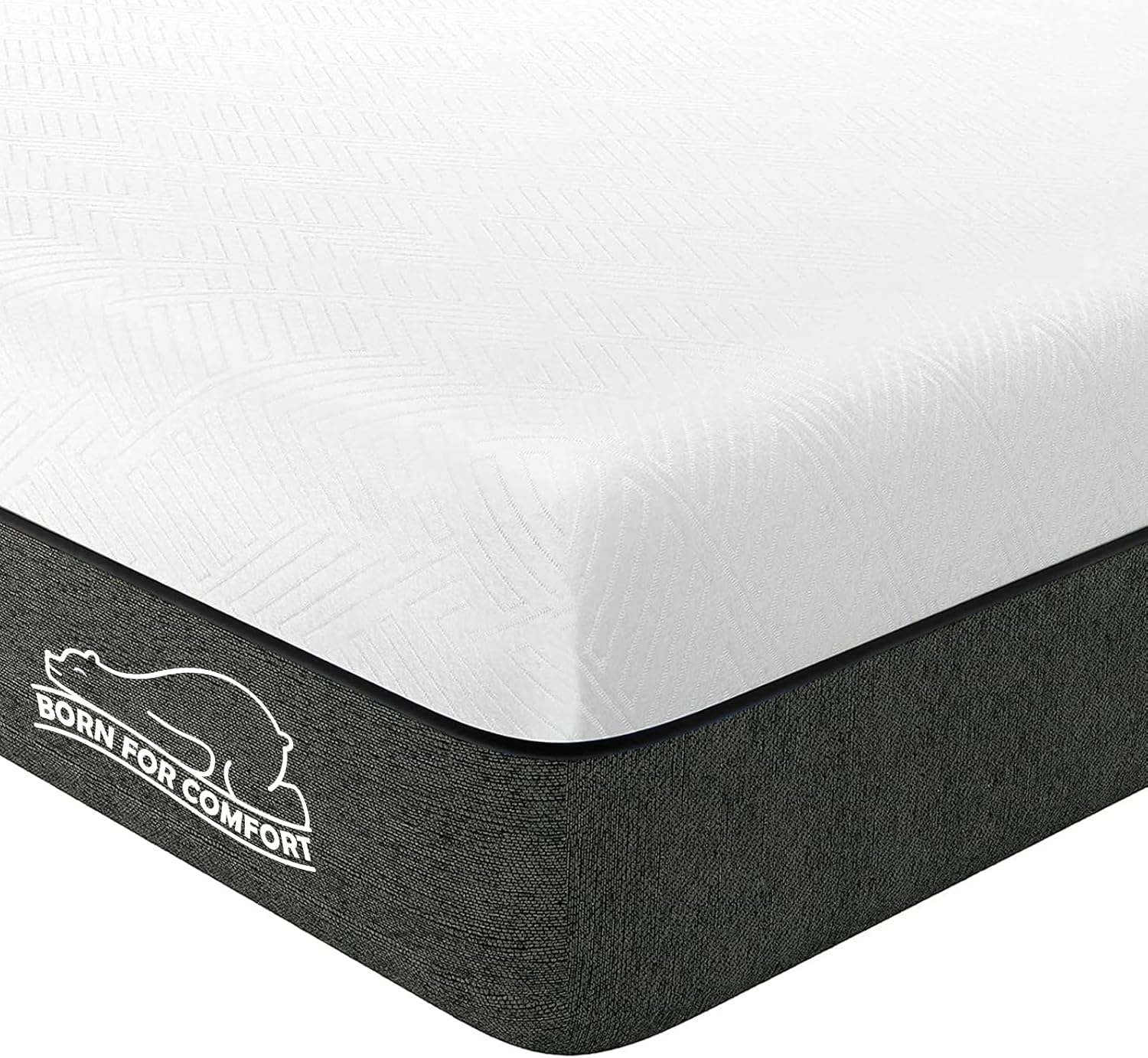 Detalle de wowttrelax Single Memory Foam Mattress (13cm) with Gel Memory Foam Top Layer and Washable Cover, 90x190x13cm