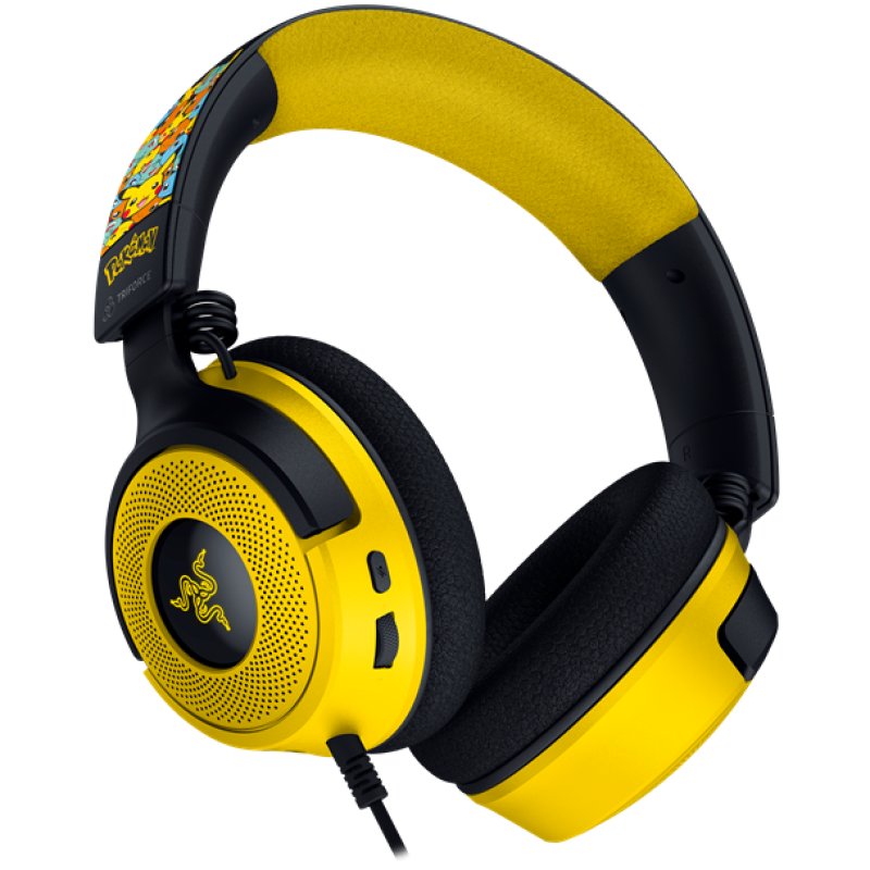 Thumbnail 1 de Razer Kraken V4 X Pokémon Kanto Starters Edition Auriculares Gaming USB Amarillo
