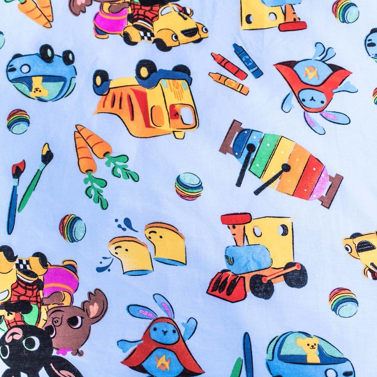 Detalle 2 de Jerry Fabrics 21BS058 Bing Bunny-beddengoedset, omkeerbaar, 100% katoen
