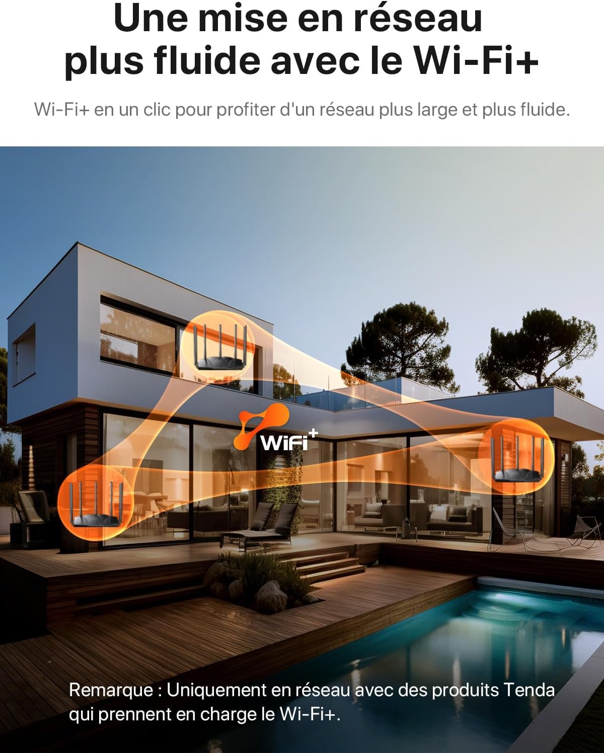 Thumbnail 5 de Tenda RX12 Pro : routeur WiFi 6 AX3000 dual band Gigabit 4 ports, WiFi+ Mesh