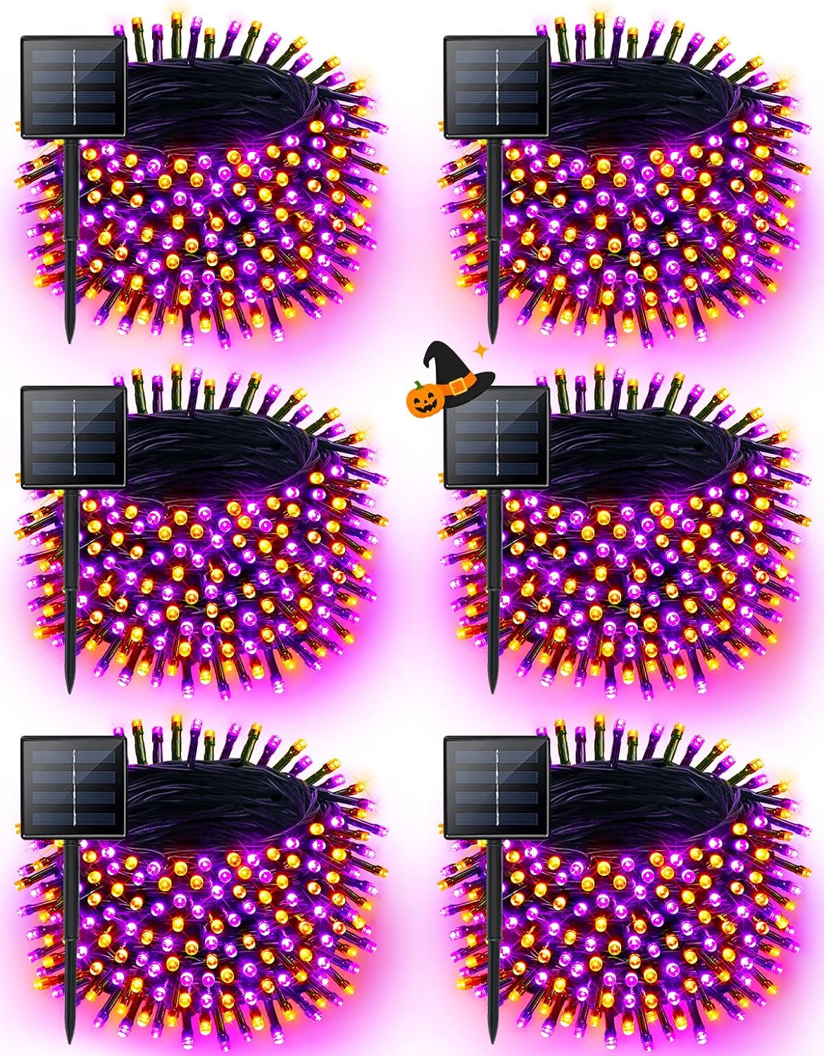 Detalle de Solar Halloween String Lights, 600 LEDs