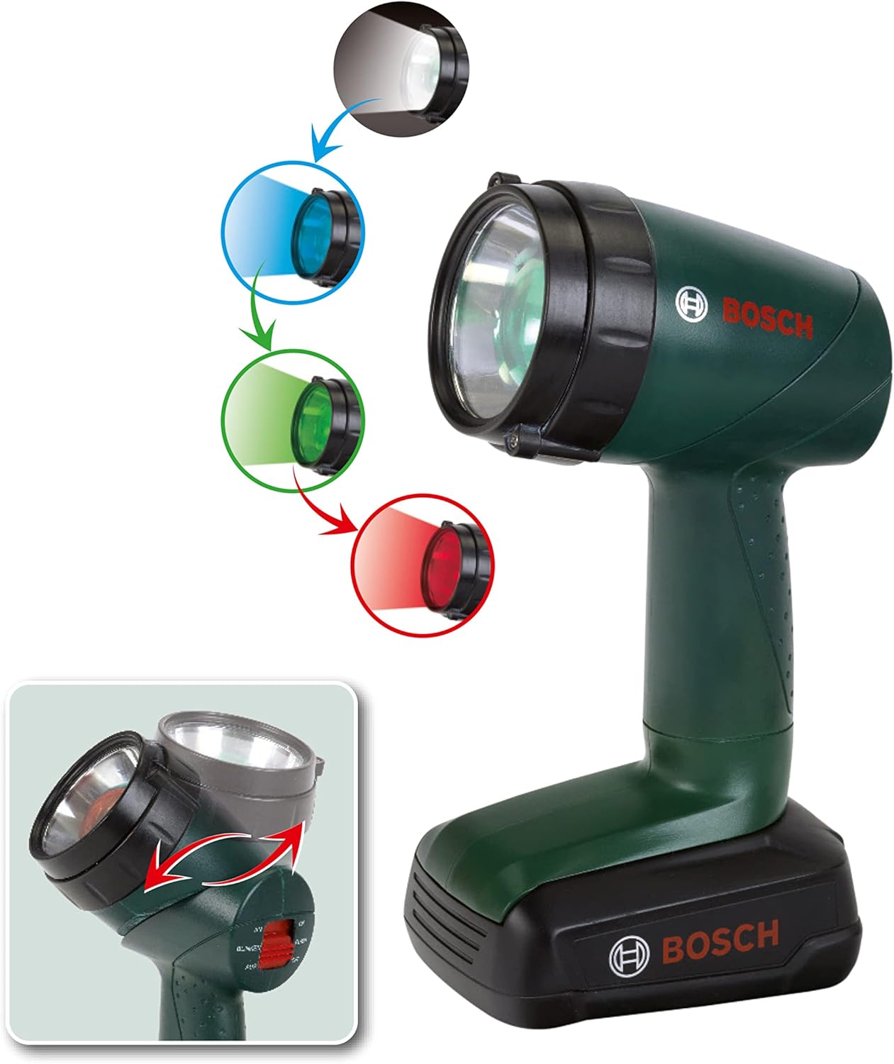 Detalle de Theo Klein Bosch 8448 – Lampe torche de jeu d’imitation