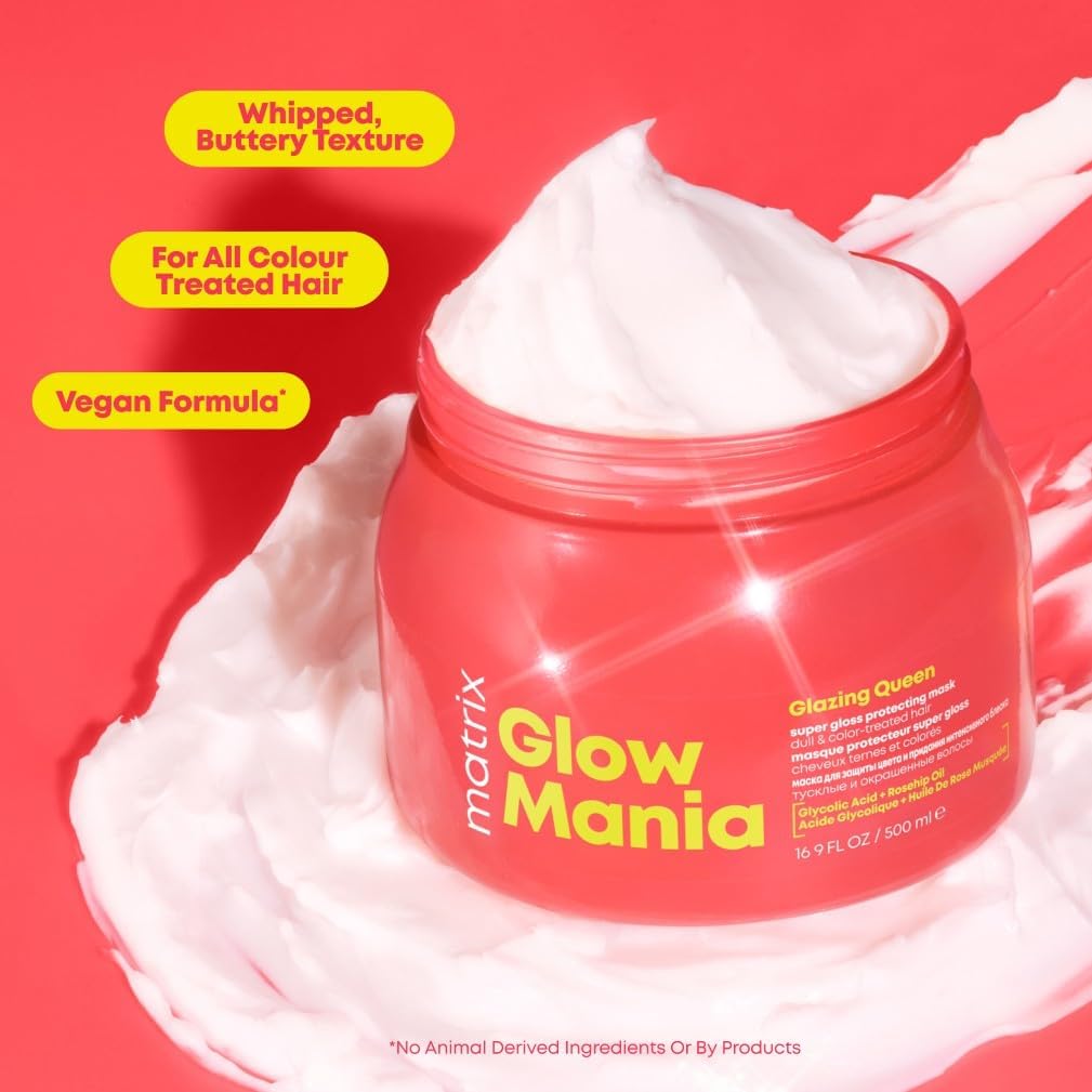 Thumbnail 2 de Matrix Total Results Glow Mania Glazing Queen Super Gloss Protecting Hair Mask (500ml)
