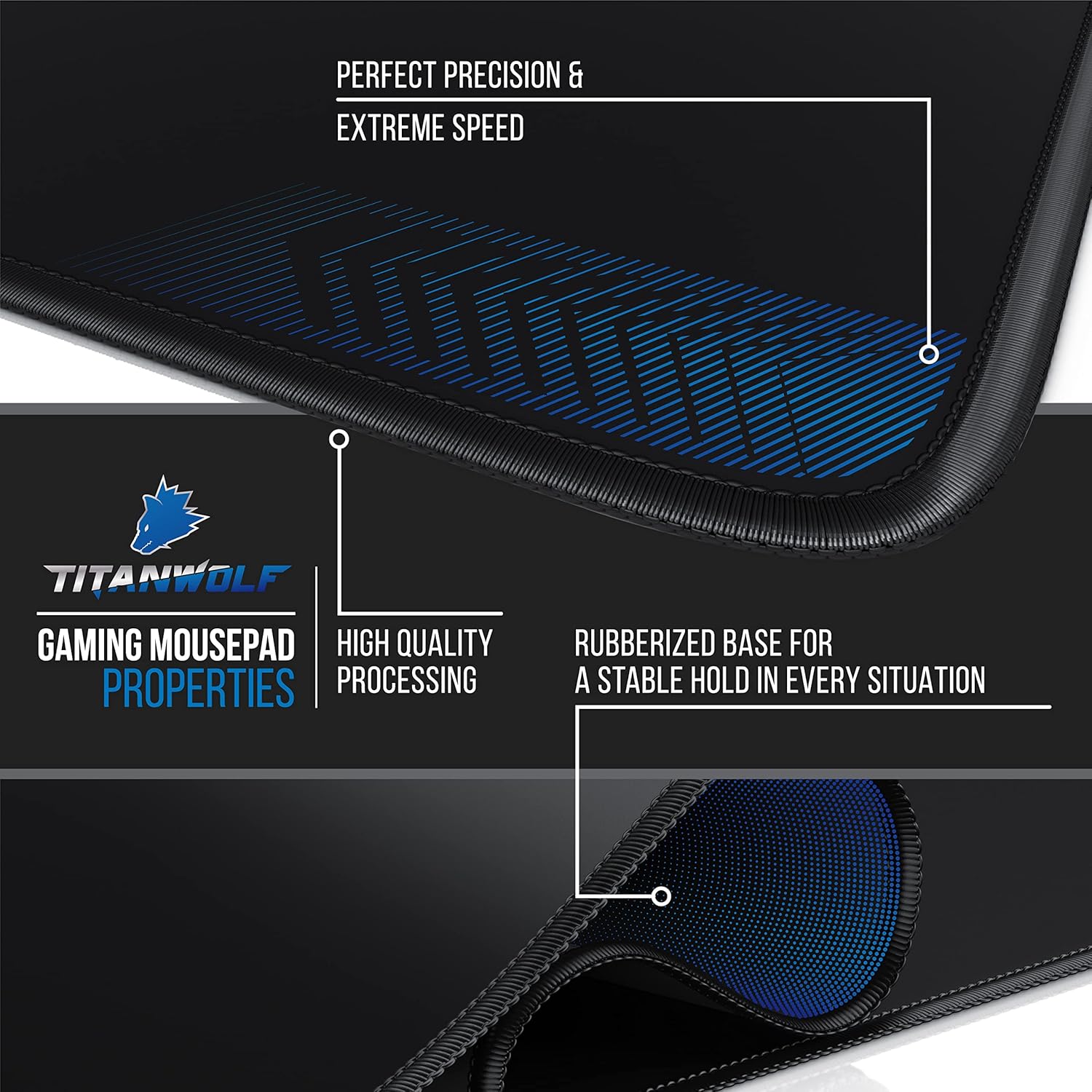 Thumbnail 2 de TITANWOLF Extra Large Gaming Mouse Pad (1000 x 400mm) XXL desk mat