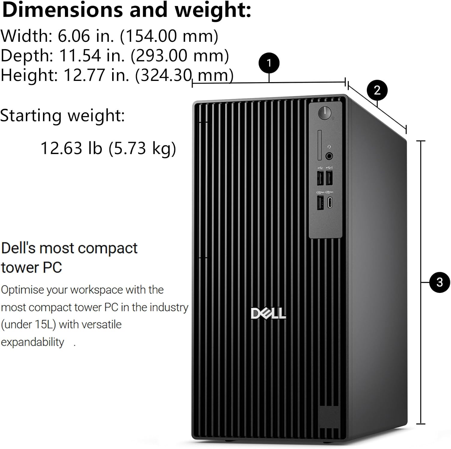 Thumbnail 6 de Dell Business Desktop Intel Core Ultra 5 235