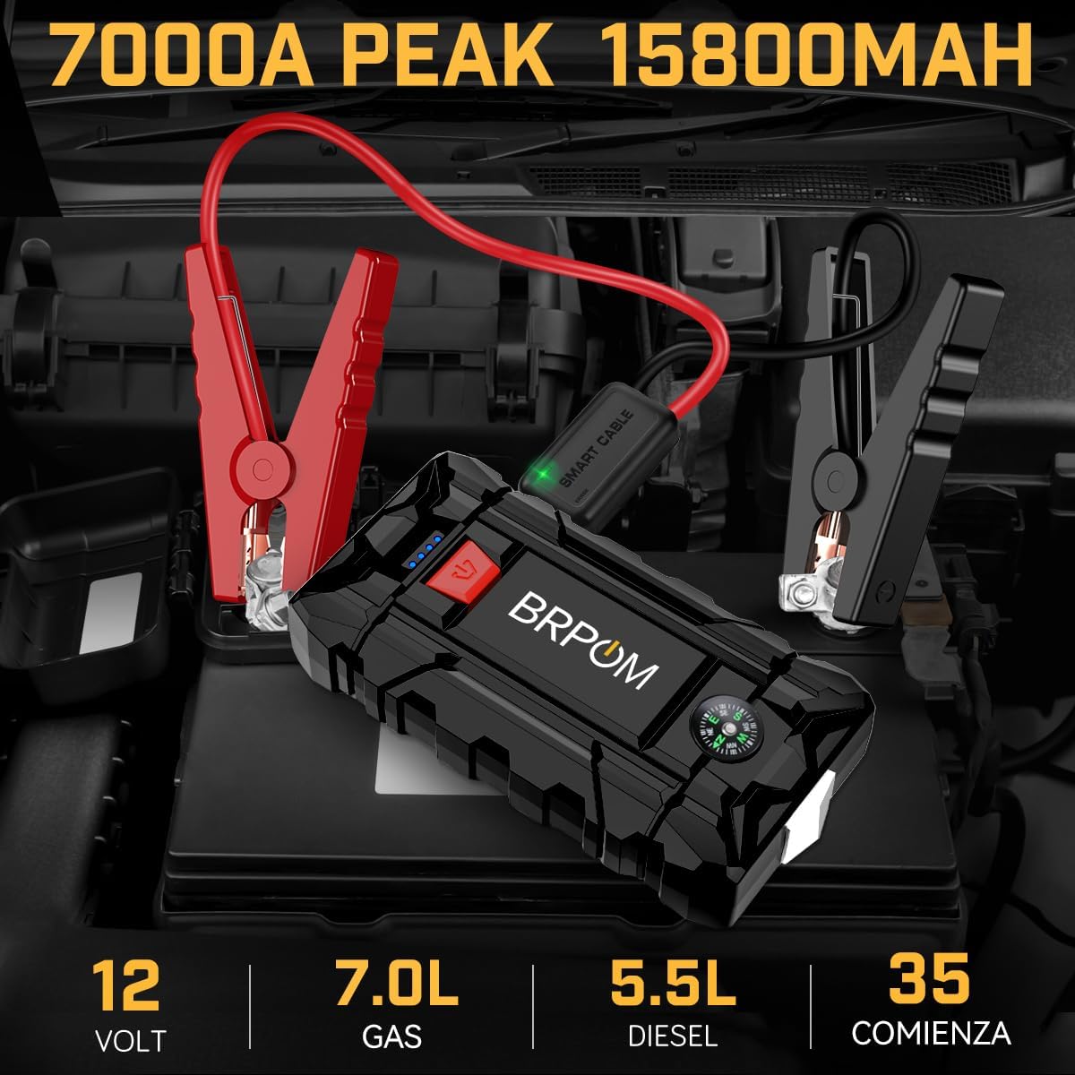 Thumbnail 1 de BRPOM 6000A Arrancador de Coches 12V
