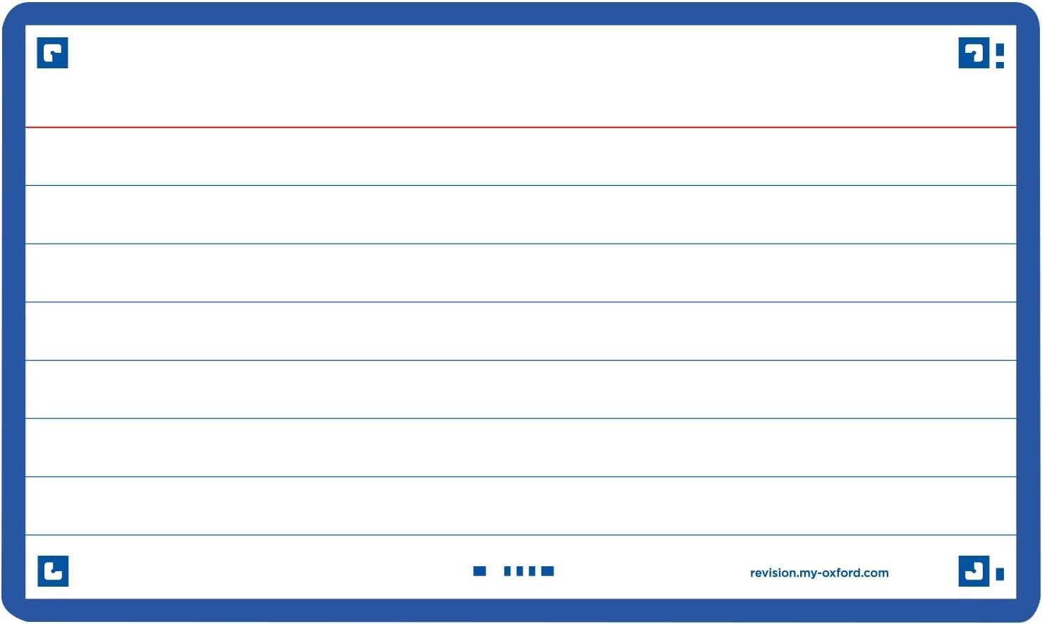 Detalle 2 de Oxford Flash 2.0 80 fiches Bristol Bleu