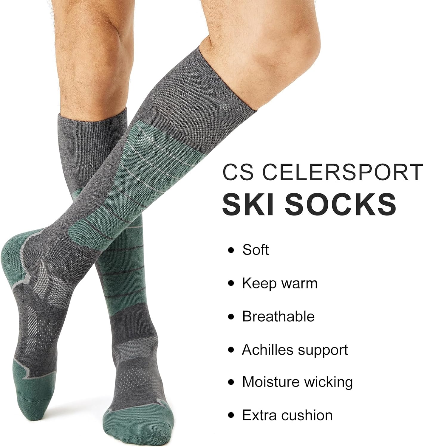 Thumbnail 4 de CS CELERSPORT Ski Socks 2/3/4 Pack