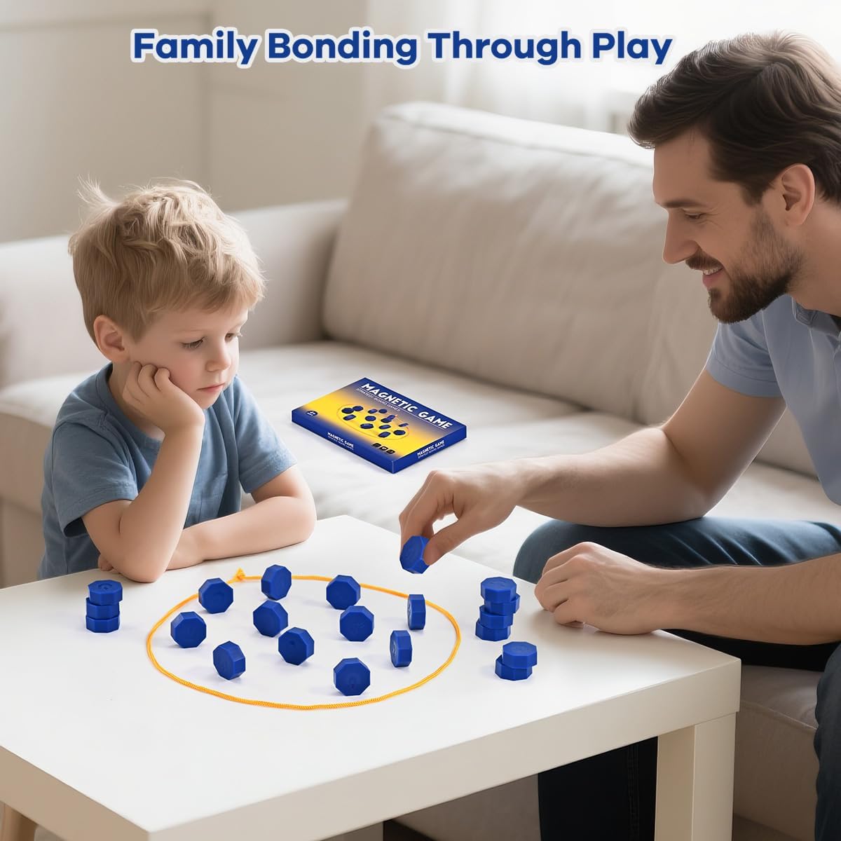 Thumbnail 2 de Bameca Magnetic Chess Game with Full-Size Stones ♟