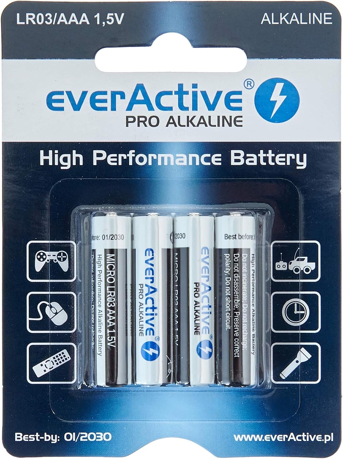Thumbnail 6 de everActive baterie alkaliczne AAA LR03/R03, 1,5 V, 200 sztuk