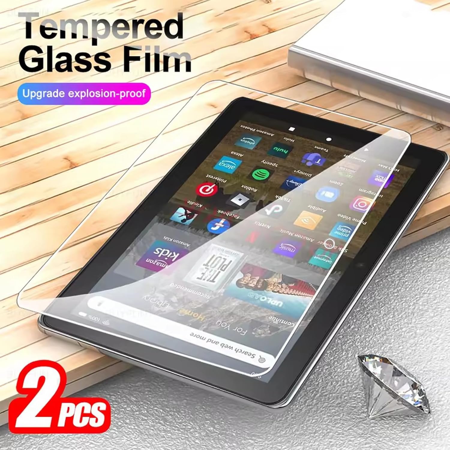 Thumbnail 6 de Ytuomzi 8-inch tempered glass screen protector