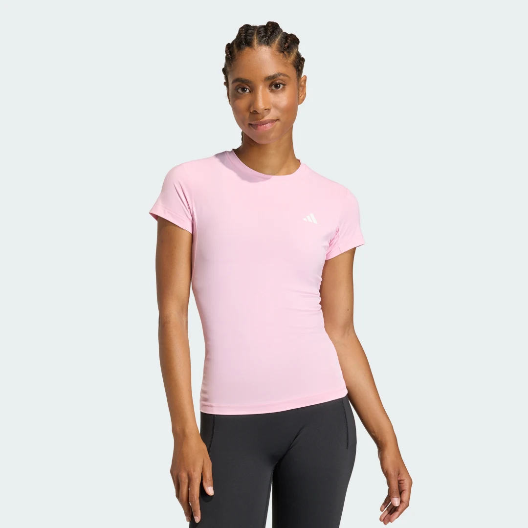 Detalle de Adidas Camiseta PrimeLift Essentials Workout Contour Rosa