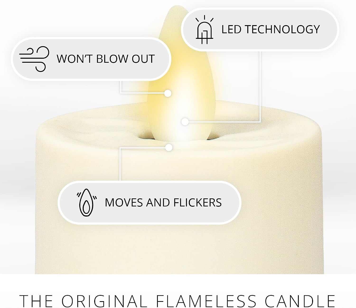 Thumbnail 4 de Luminara Nightlight Plug-In Flameless Candle, Loden Green, Dusk-to-Dawn Sensor