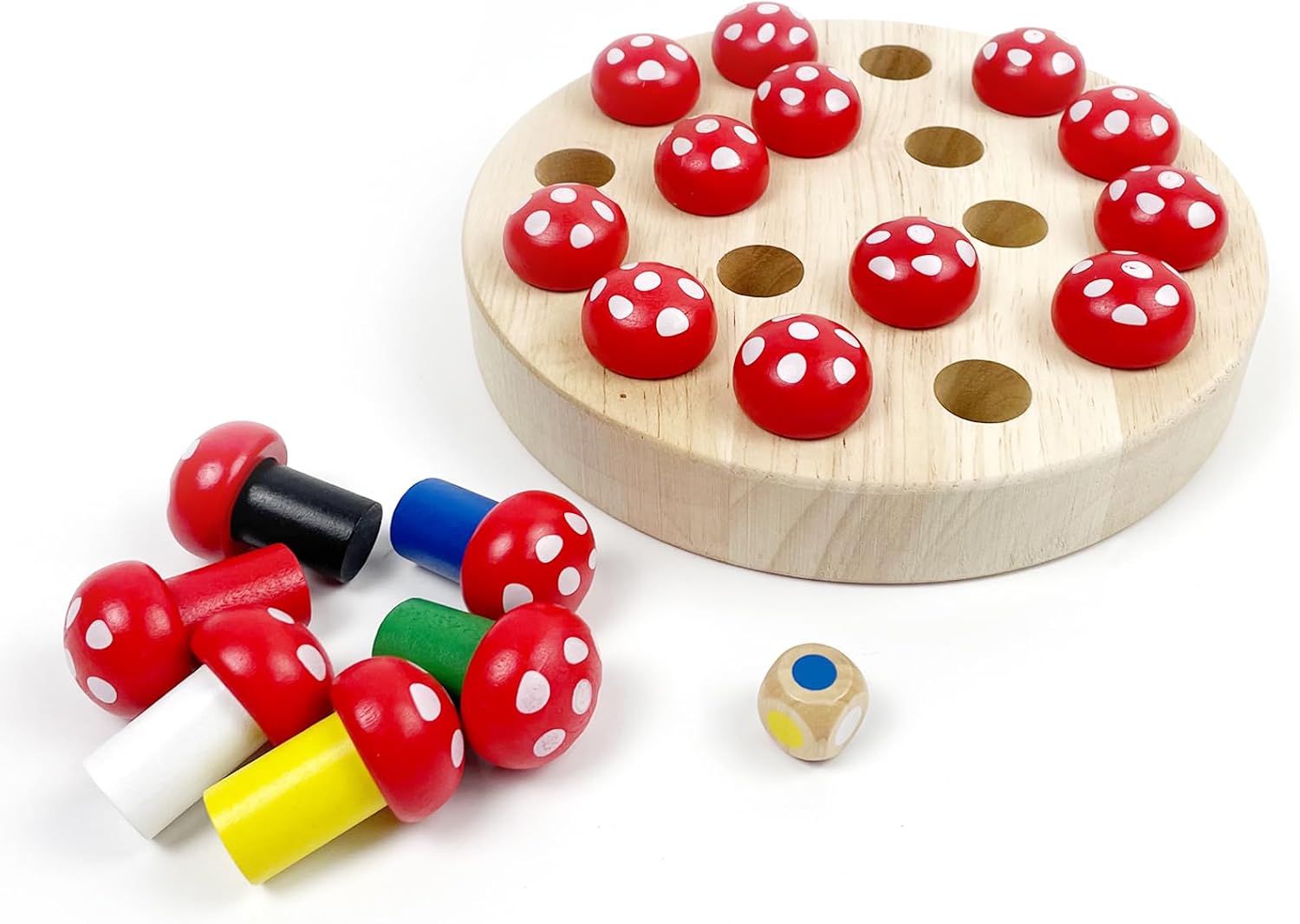 Thumbnail 6 de EACHHAHA Montessori Gedächtnis-Schach ab 4 Jahren – Holz-Brettspiel für Memory & Farbwahrnehmung