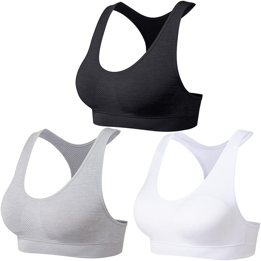 Thumbnail 6 de SEGRILA Women’s Sports Bras Multipack: Padded Racerback for Light to Medium Impact Workouts