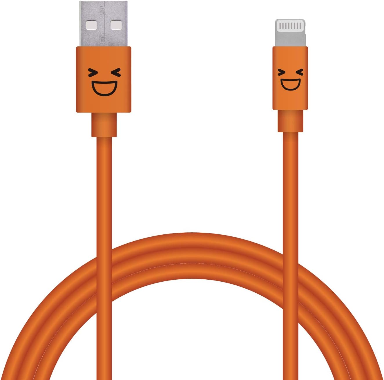 Detalle de エレコム MPA-FUAL12CDR Lightningケーブル 1.2m オレンジ・Apple正規ライセンス品