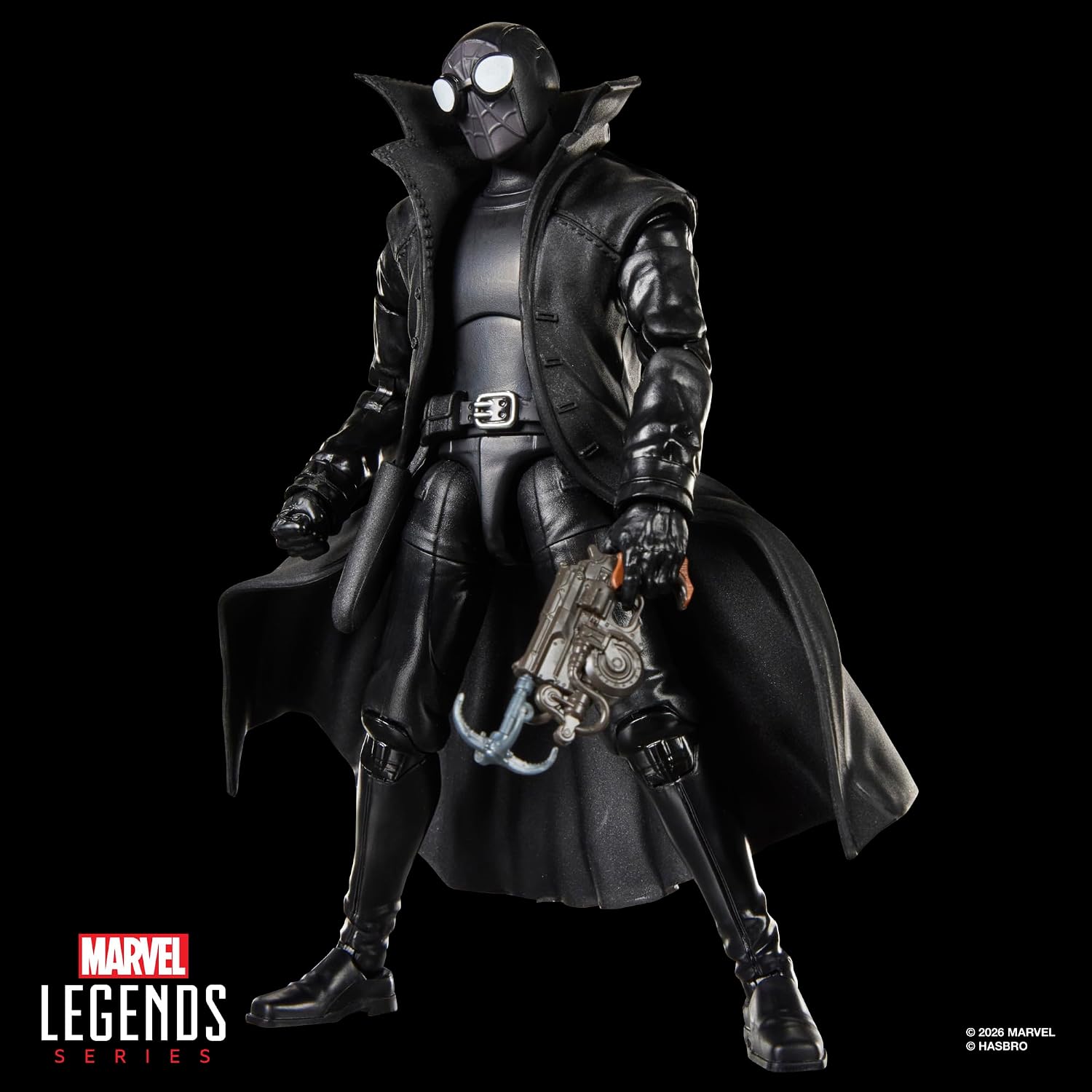 Detalle de Marvel Legends Spider-Man Noir G2094 – figurka 15 cm, 6 akcesoriów i karta retro