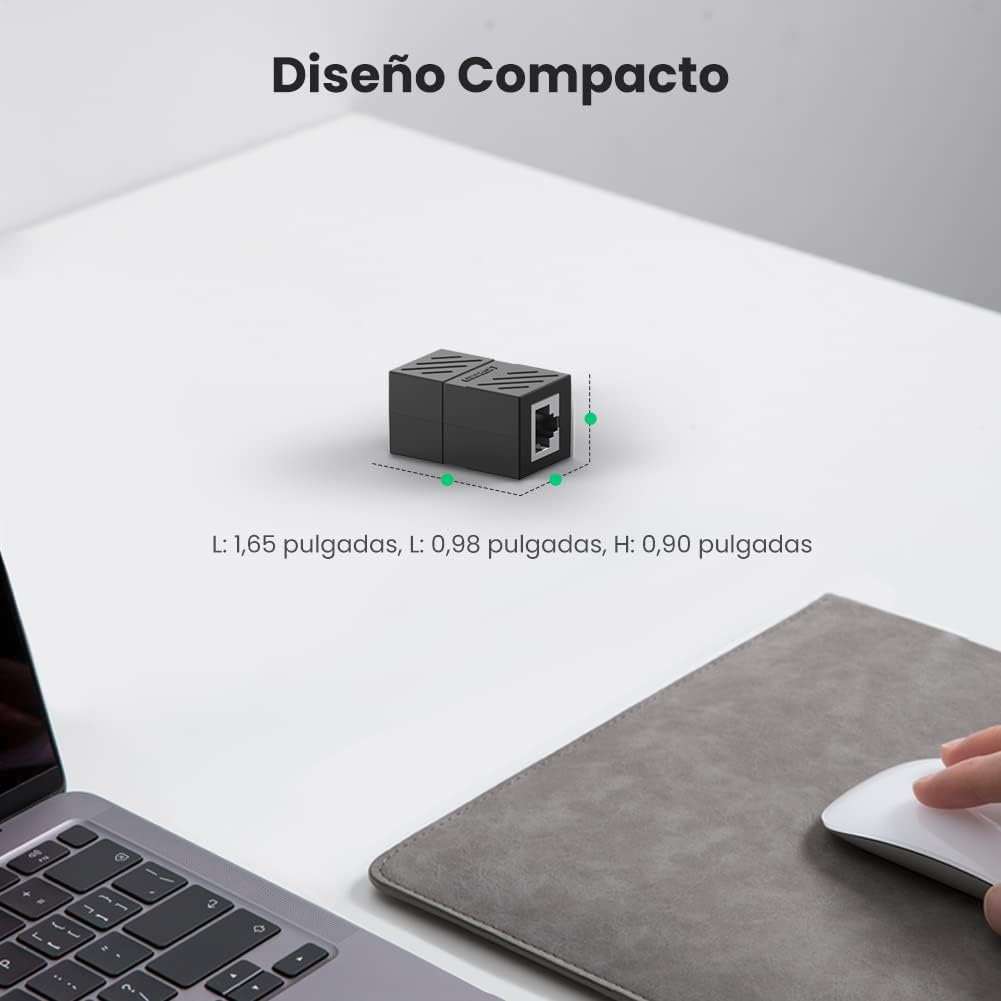 Thumbnail 6 de UGREEN Adaptador RJ45 Hembra 5U, Conector Lan Gigabit Ethernet 🌐
