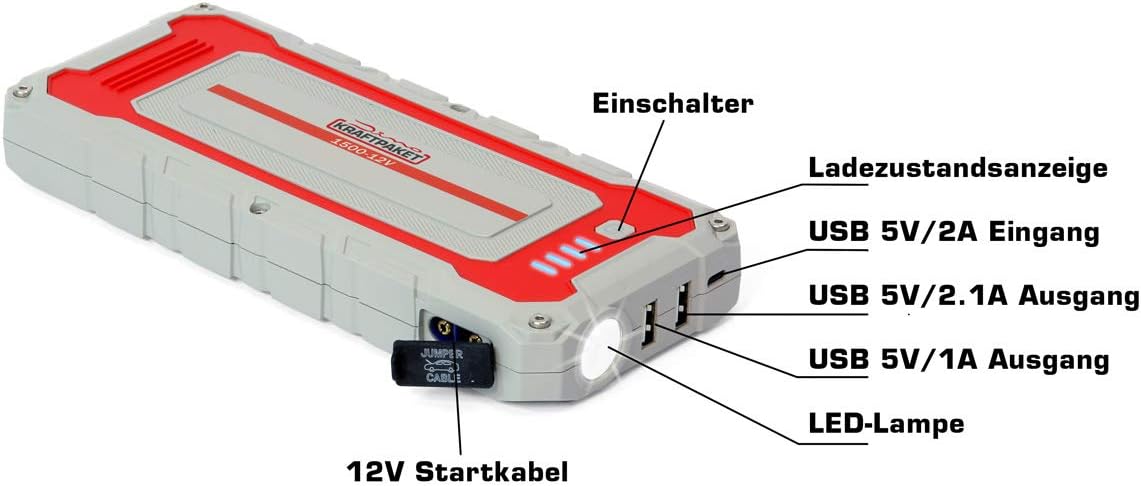 Thumbnail 4 de Dino KRAFTPAKET Starthilfegerät 1500A