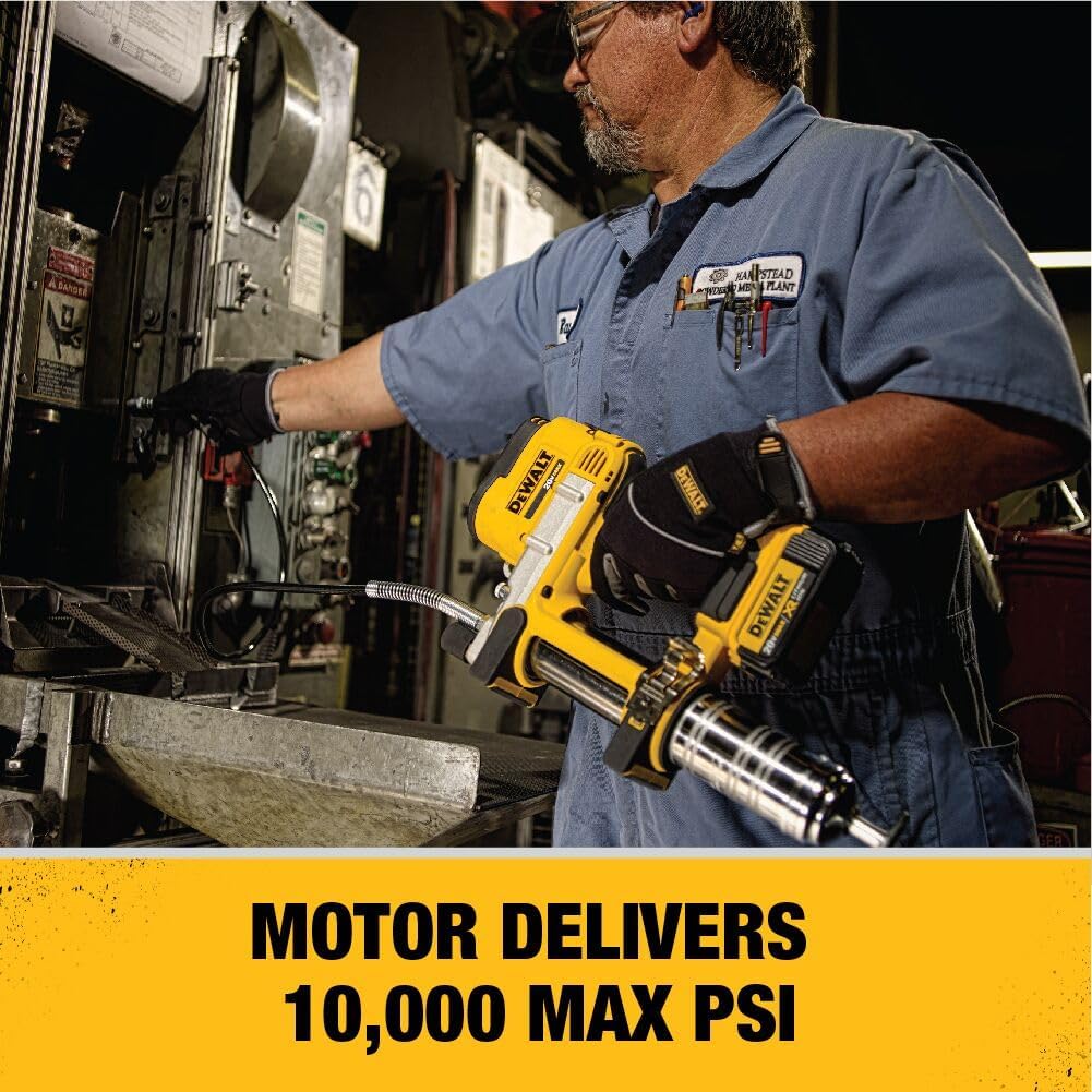 Thumbnail 3 de DEWALT Grease Gun Kit 20V MAX with 4.0Ah Battery and Charger (DCGG571M1)