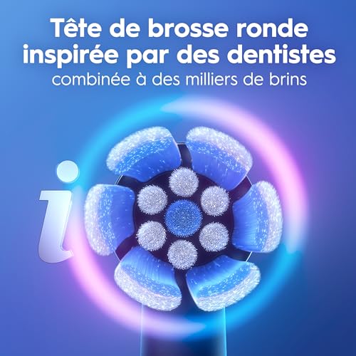 Thumbnail 11 de Oral-B iO 2 brosse à dents électrique rose, 3 modes et capteur de pression