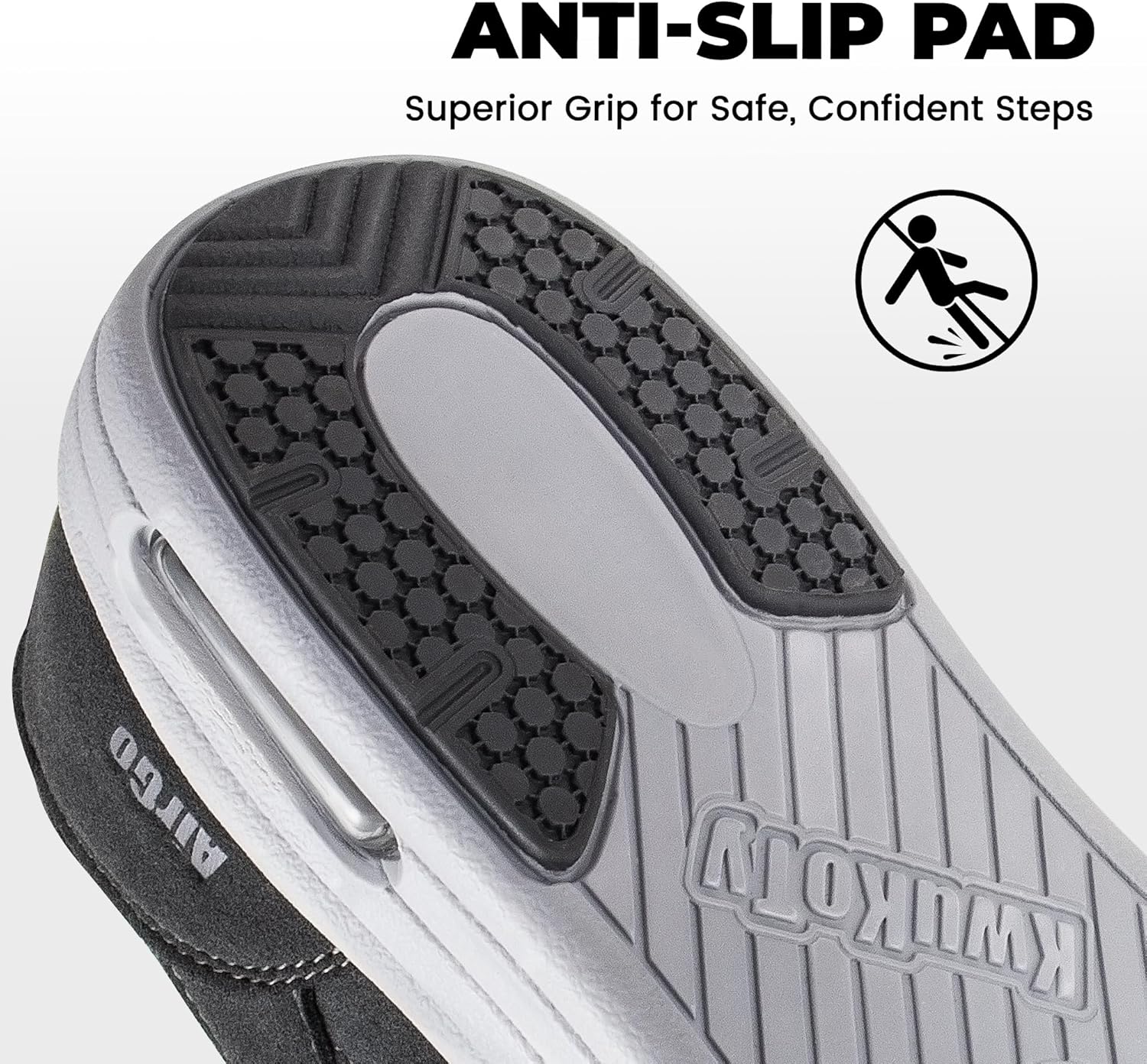 Detalle 2 de KWUKOTY Diabetiker Schuhe Herren Verstellbar 40-47