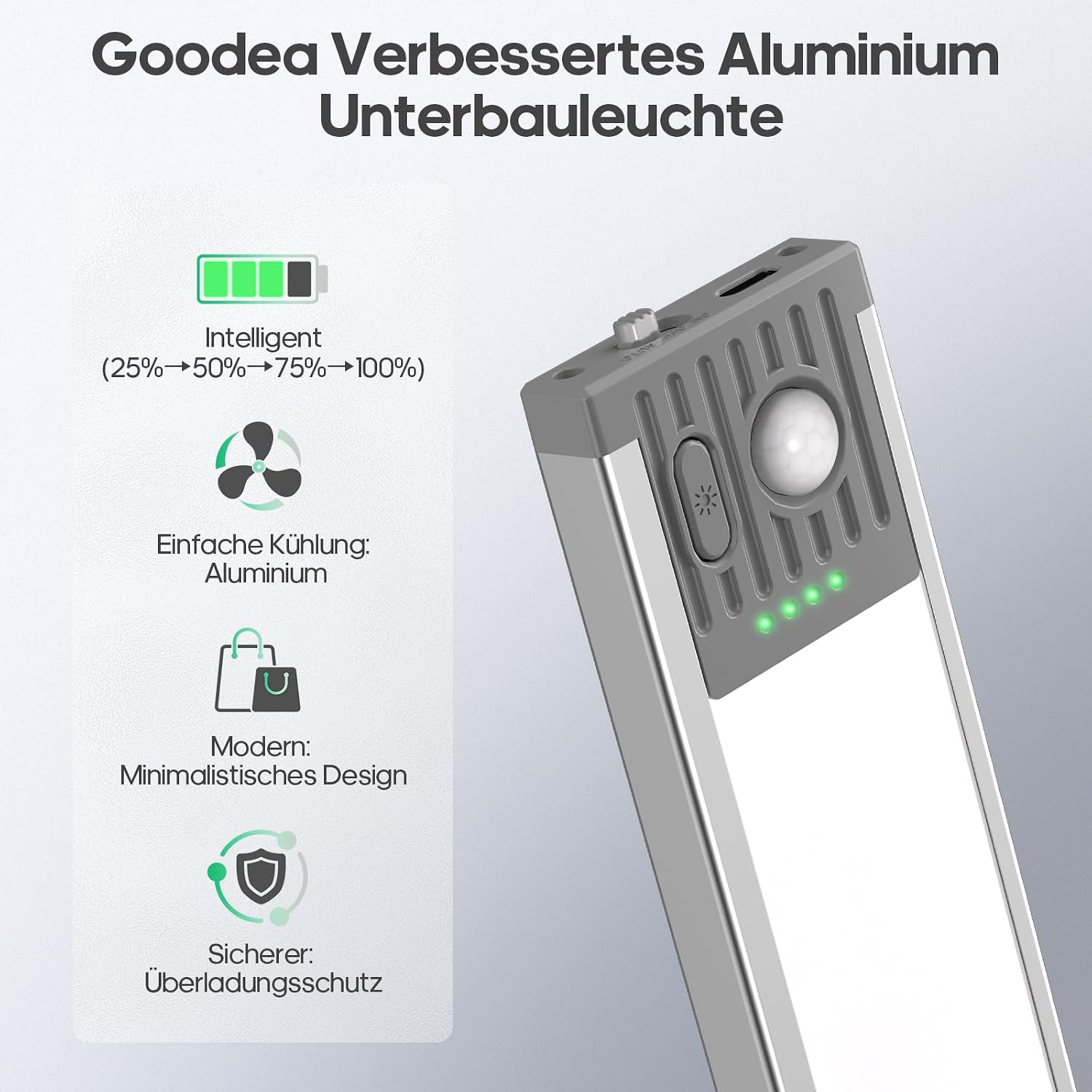 Thumbnail 6 de GOODEA CL022 44,5 cm Unterbauleuchte LED