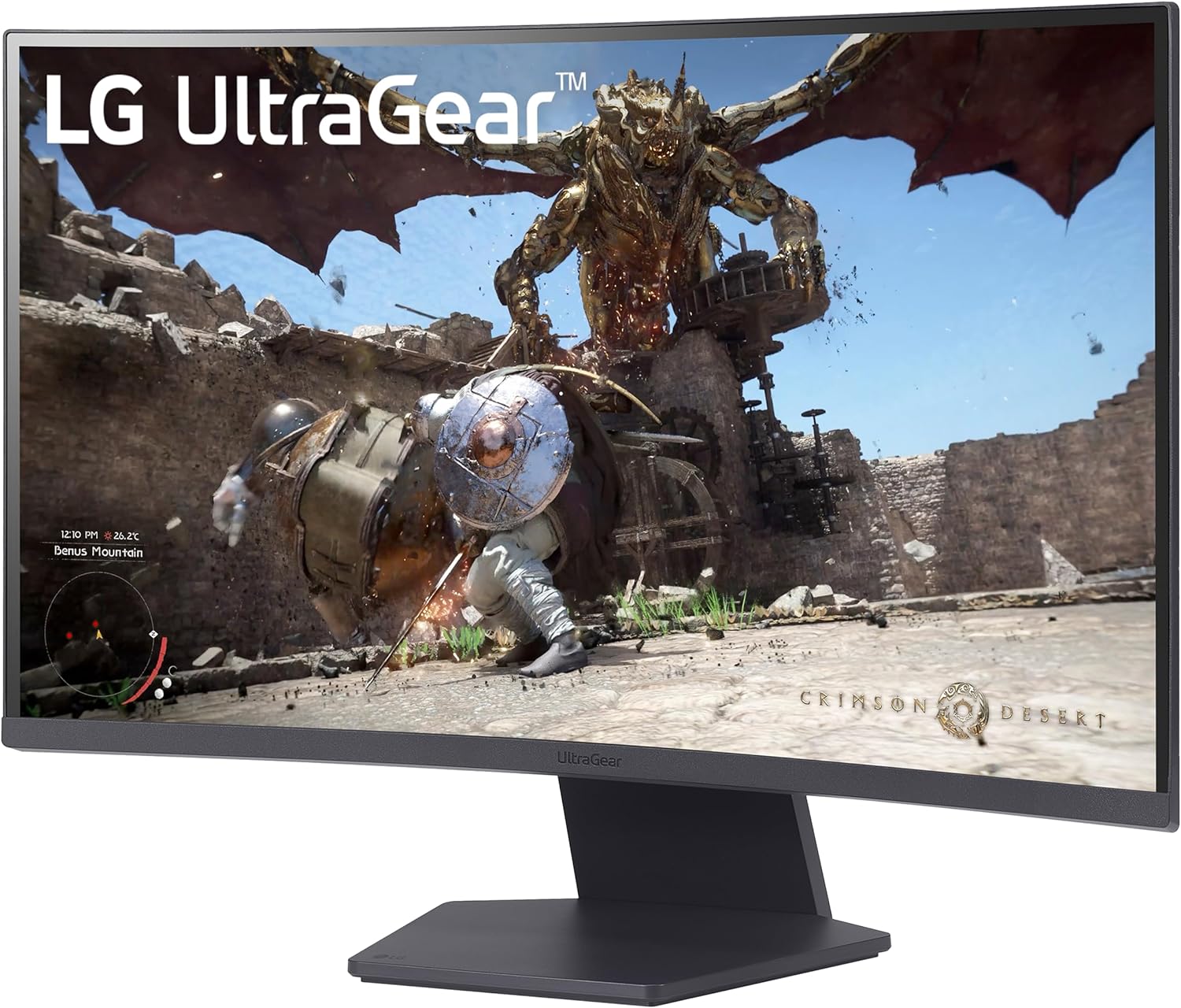Thumbnail 5 de LG 27GS60QC-B UltraGear 27-inch Curved QHD Gaming Monitor (180Hz, 1ms, 1000R) with FreeSync & HDR10
