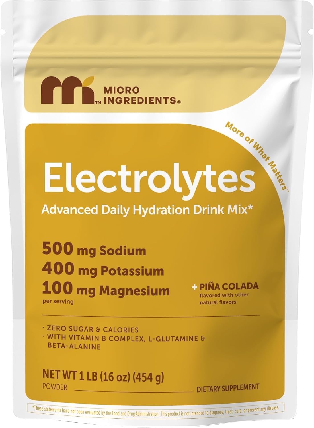 Detalle 1 de Micro Ingredients Electrolyte Powder, 2 lb