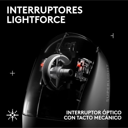 Detalle 1 de Logitech G Pro X Superlight 2 SE: ratón inalámbrico para gaming ultraligero y preciso