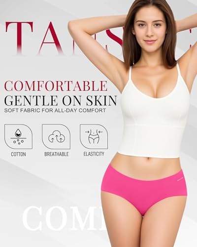 Thumbnail 1 de Culottes femme coton élastique taille moyenne – lot de 6 🚮