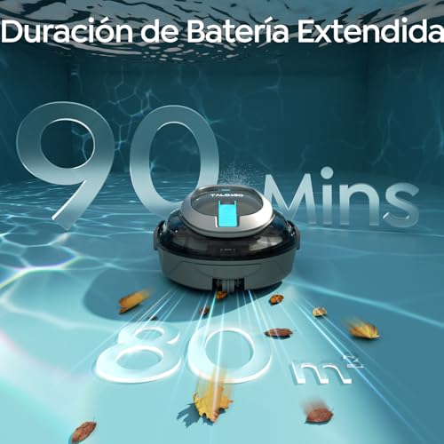 Thumbnail 1 de TALOSBO S2 Robot Piscina sin cable con doble filtración para piscinas elevadas (hasta 85 m²)