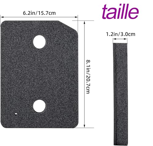 Detalle 2 de 2 Filtres Éponges pour Sèche-Linge XZGm – Compatibles Miele T1 (lot de 2)