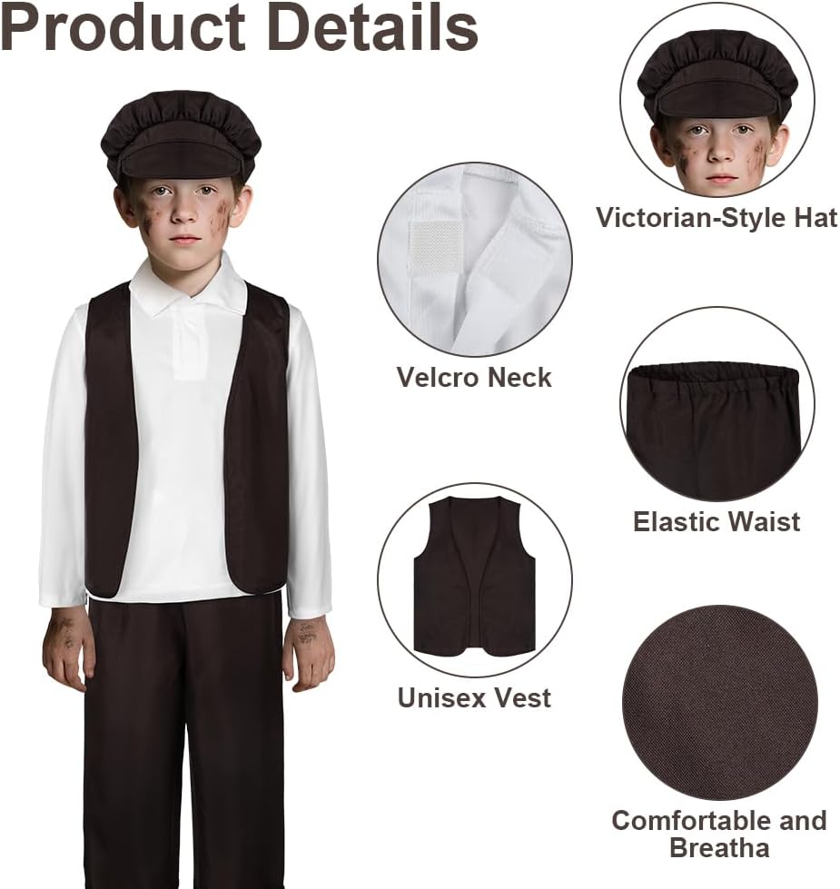 Thumbnail 2 de DiULi Victorian Boy 4 Piece Set