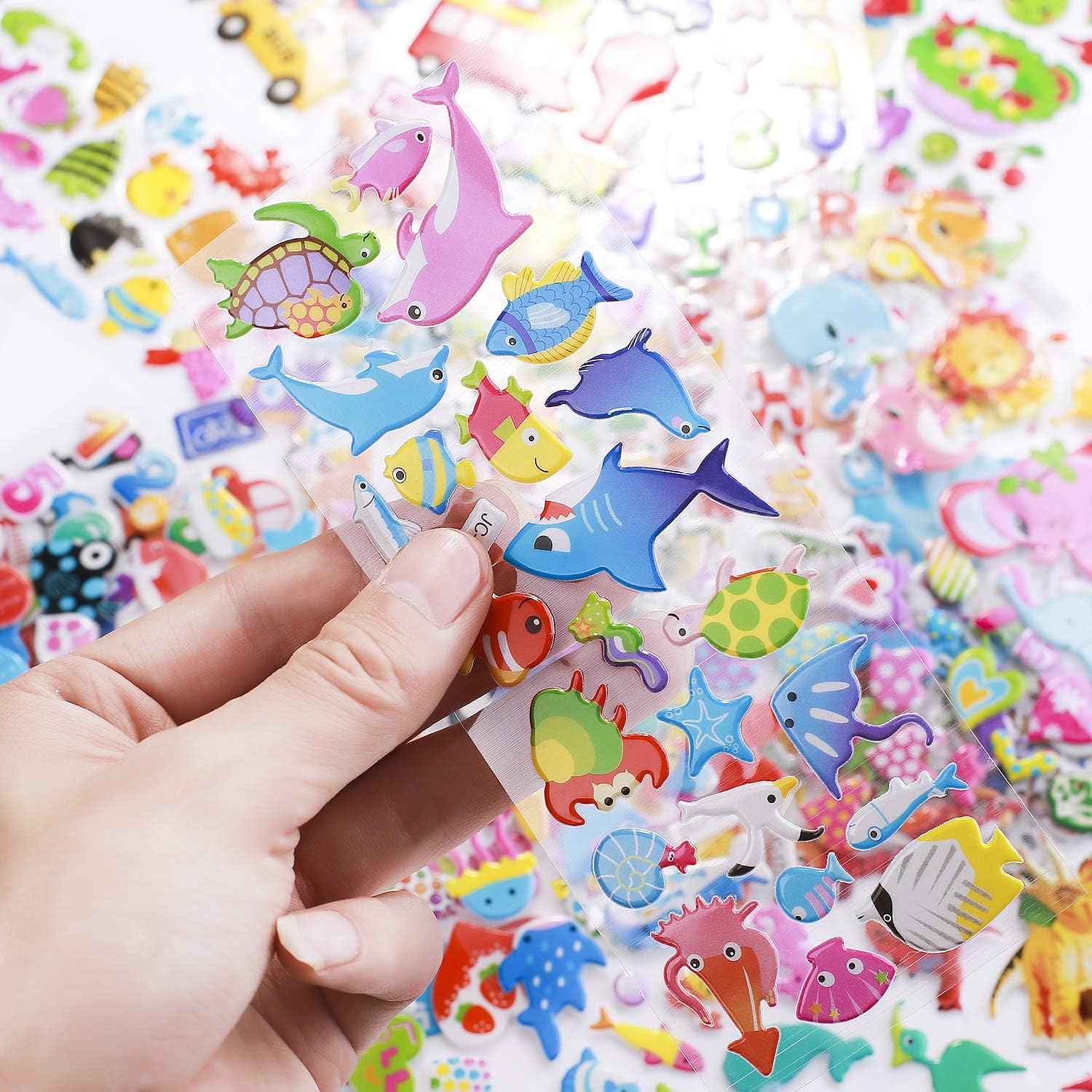 Thumbnail 2 de Meafeng 3D Puffy Stickers 550+ pieces for kids 🧩
