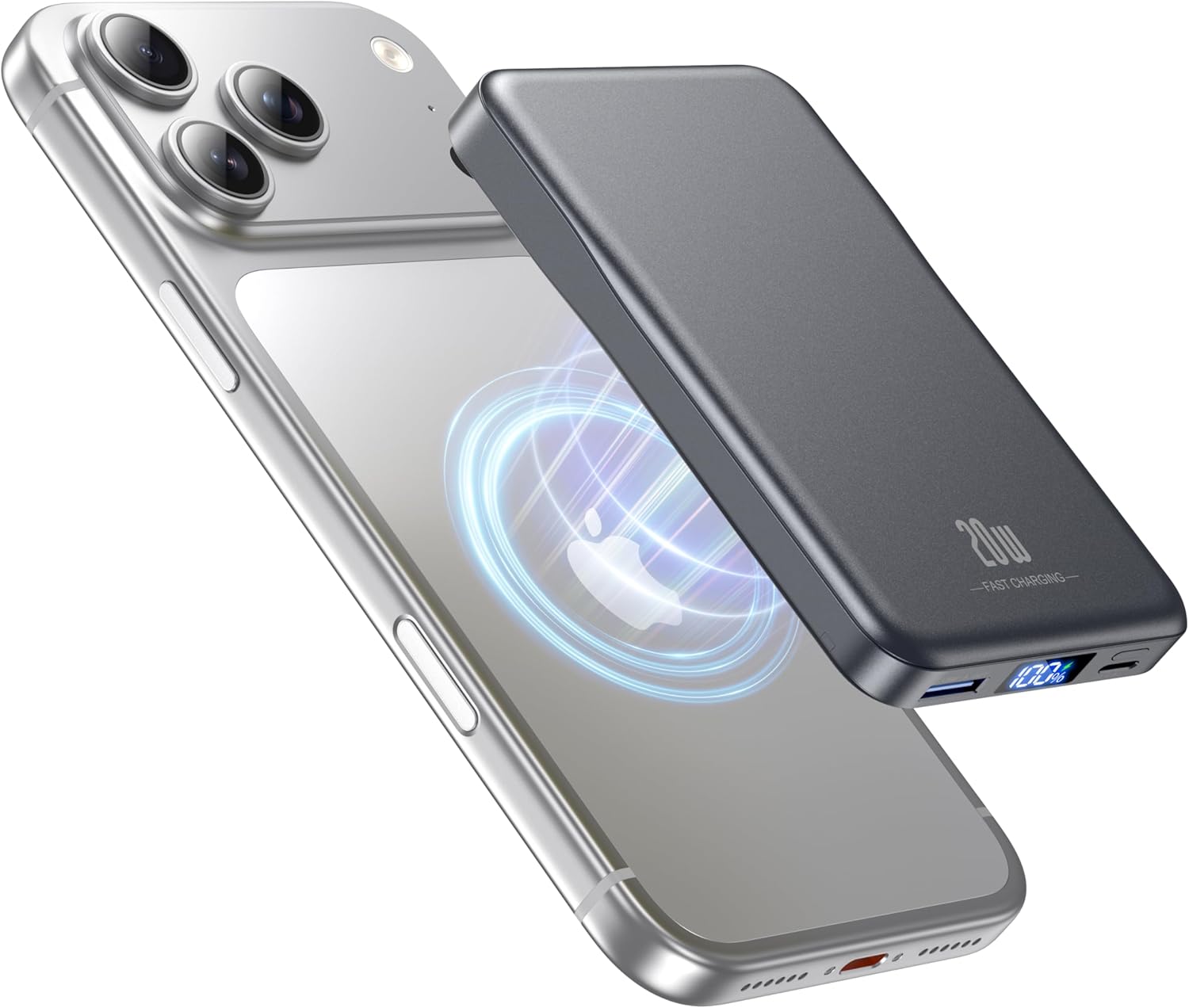 Detalle de Magnetische Powerbank 10000mAh 20W PD
